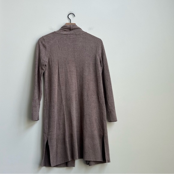 BAREFOOT DREAMS Cozychic Ultra Lite Open Front Longline Cardigan Small Ribbed - Picture 11 of 13